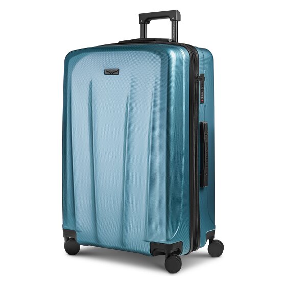 Police New York 4 roues Valise cabine L 72 cm avec soufflet d'extension