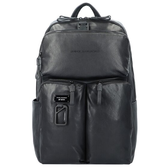 Piquadro Harper sac à dos en cuir 48 cm compartiment pour ordinateur portable