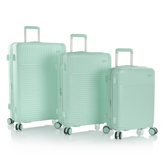 Heys Pastel 4 roulettes Set de valises 3 pièces avec soufflet d'extension