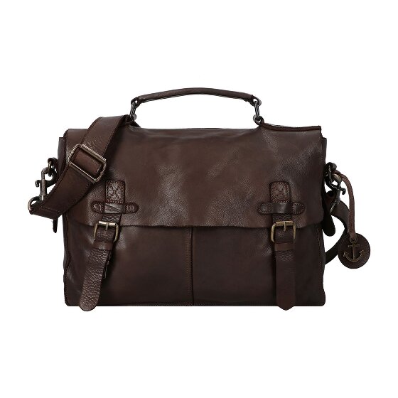 Harbour 2nd Ashton Besace Cuir véritable 25 cm Compartiment ordinateur