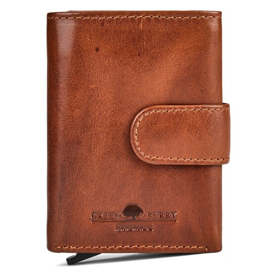 Greenburry Newport Porte-monnaie Protection RFID Cuir véritable 9.5 cm