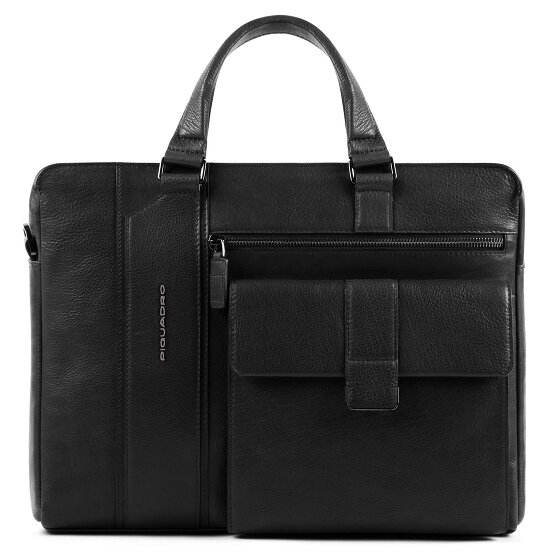 Piquadro Porte-documents Kobe 40 cm en cuir, compartiment pour ordinateur portable