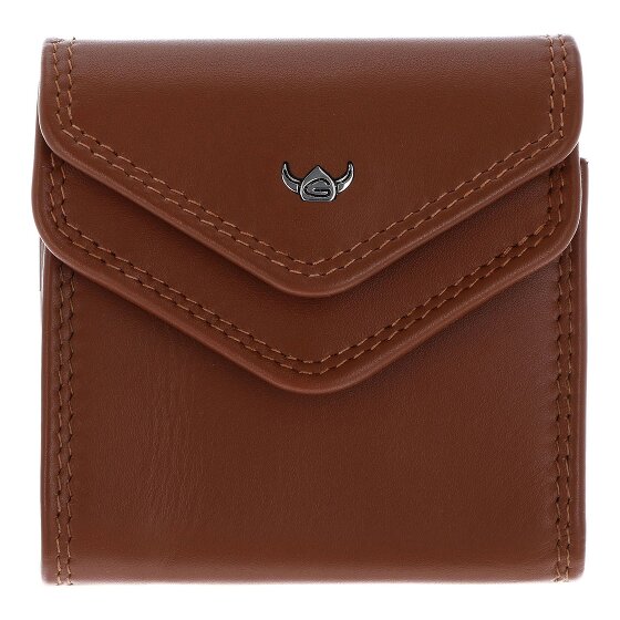 Golden Head Polo Porte-monnaie Cuir véritable 8 cm