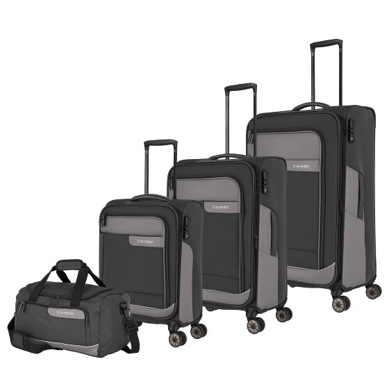 Travelite VIIA Set de valises à 4 roulettes 4pcs.