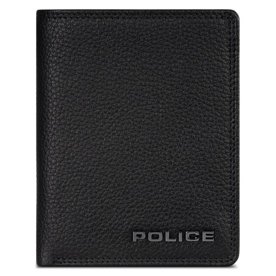 Police Porte-monnaie RFID cuir 9,5 cm dépliant