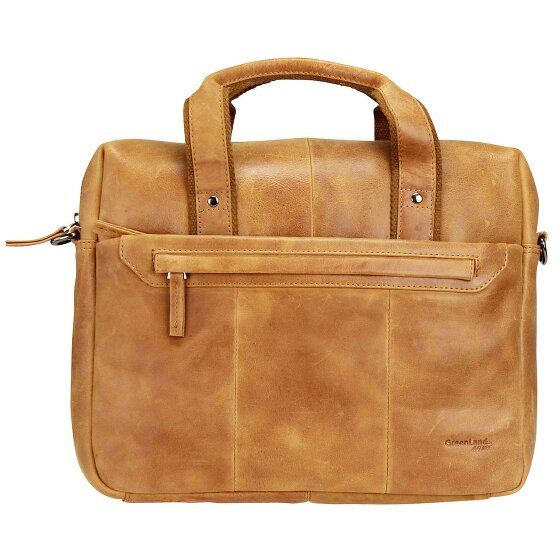 Greenland Nature Light Porte-documents en cuir 37 cm Compartiment pour tablette