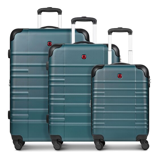 Wenger Amplar Evo 4 roues Set de valises 3 pièces avec soufflet d'extension