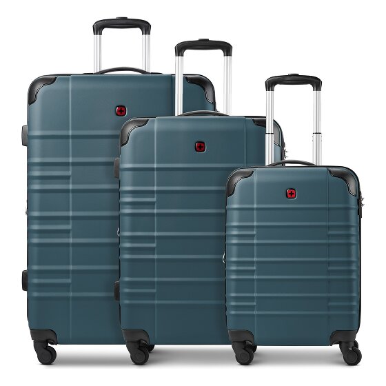 Wenger Amplar Evo 4 roues Set de valises 3 pièces avec soufflet d'extension