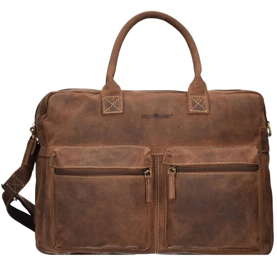 Greenburry Porte-documents Vintage en cuir 40 cm pour ordinateur portable