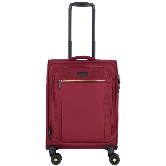 d&n Travel Line 9704 4 roulettes Trolley de cabine S 55 cm avec soufflet d'extension