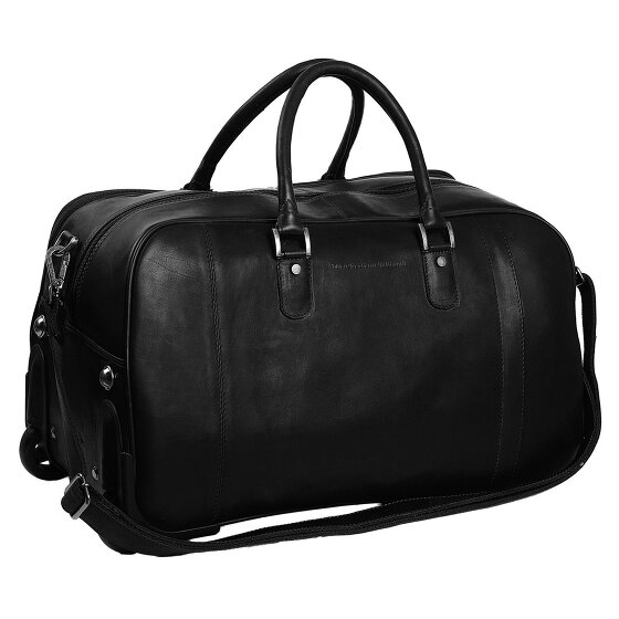 The Chesterfield Brand Wax Pull Up 2 roulettes Sac de voyage Cuir 60 cm