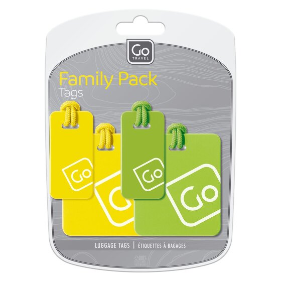 Go Travel Set d'étiquettes d'adresse 4 pcs.