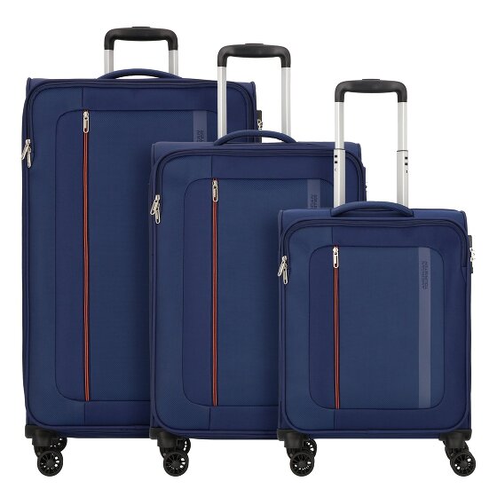 American Tourister Blazing Ride 4 roulettes Set de valises 3 pièces avec soufflet d'extension