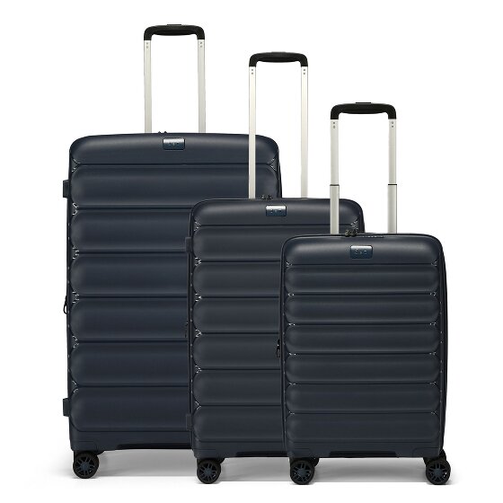 d&n Travel Line 4700 4 roulettes Set de valises 3 pièces avec soufflet d'extension