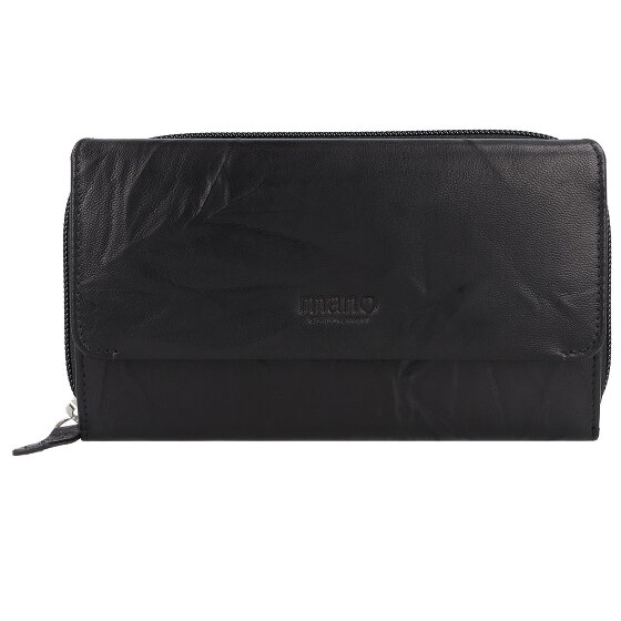 mano Donna Aurona Porte-monnaie RFID en cuir 18 cm