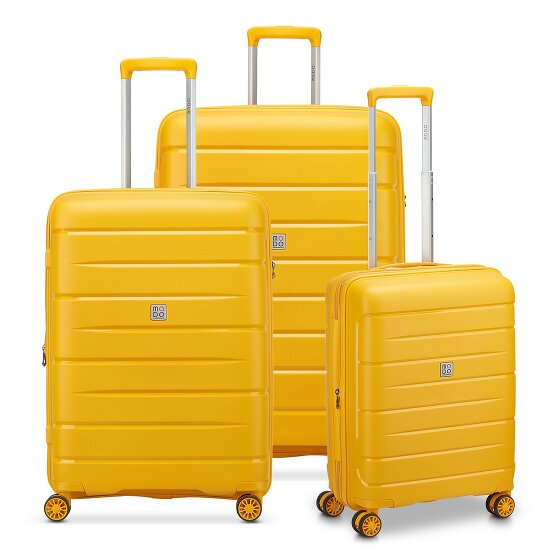 MODO by Roncato Starlight 3.0 4 roulettes Set de valises 3 pièces avec soufflet d'extension