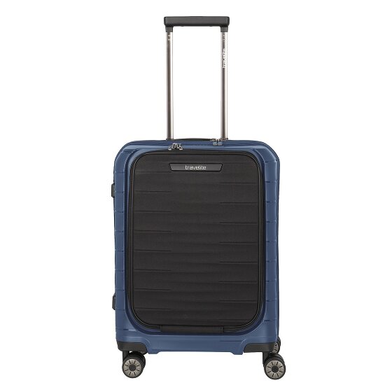 Travelite Mooby 4 roulettes Trolley de cabine 55 cm Compartiment pour ordinateur portable