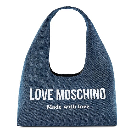 Love Moschino Denim Signature Love Sac à bandoulière 34 cm