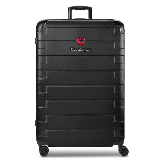 Tonino Lamborghini Milano Valise cabine 4 roulettes XL 83 cm taille spéciale avec soufflet d'extension