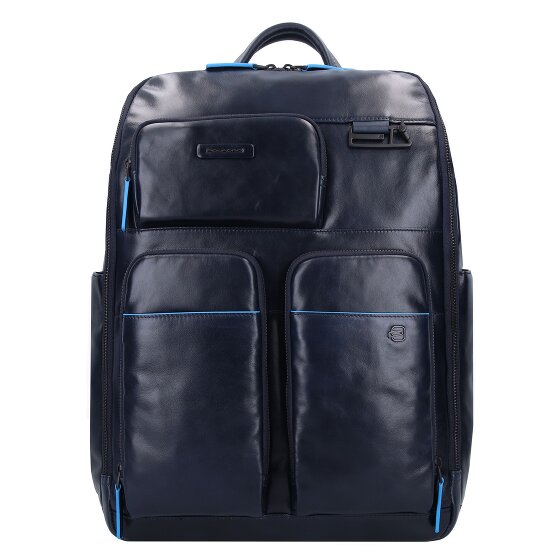 Piquadro Blue Square Revamp sac à dos RFID cuir 42 cm compartiment pour ordinateur portable