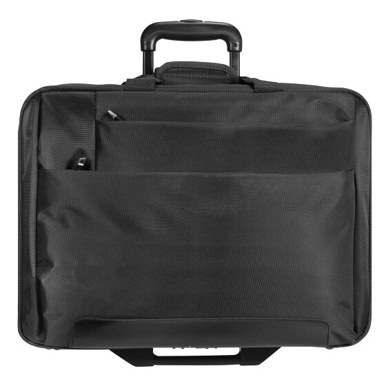 Dermata 2 roues Valise business 37 cm Compartiment ordinateur