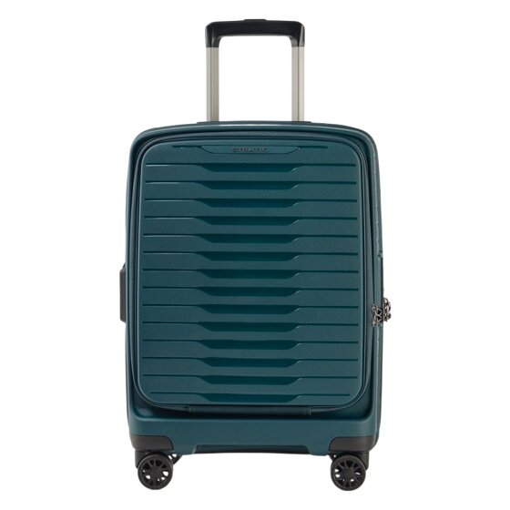 Stratic Novium 4 roulettes Trolley de cabine S 55 cm Compartiment pour ordinateur portable avec soufflet d'extension