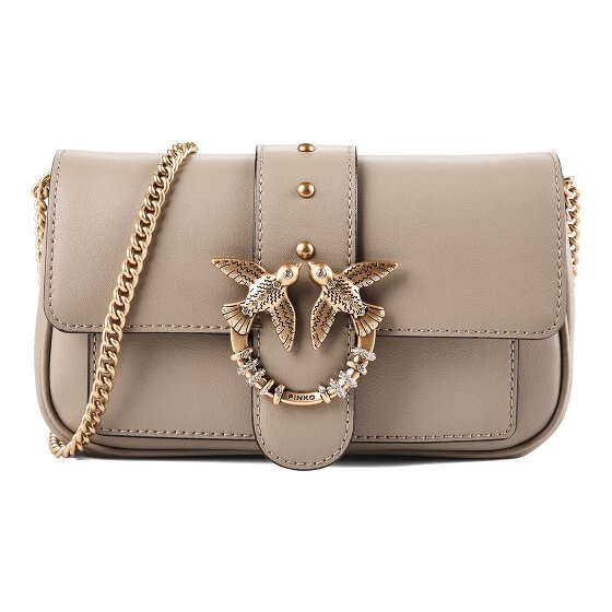 PINKO Love Pocket Sac à bandoulière Cuir véritable 20 cm