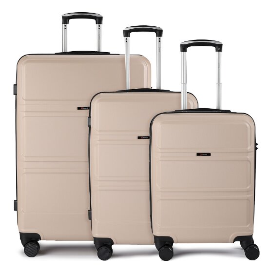Benzi 5739 4 roulettes Set de valises 3 pièces