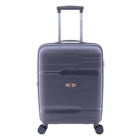Gladiator 3800 4 roulettes Trolley de cabine 55 cm avec soufflet d'extension