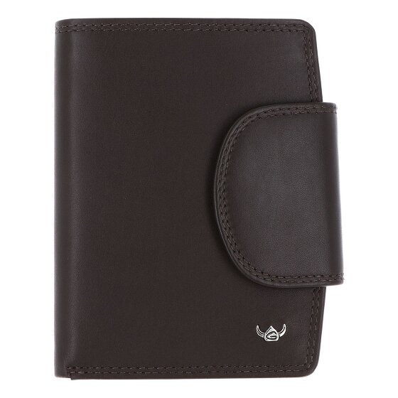 Golden Head Polo Porte-monnaie Protection RFID Cuir véritable 12.5 cm
