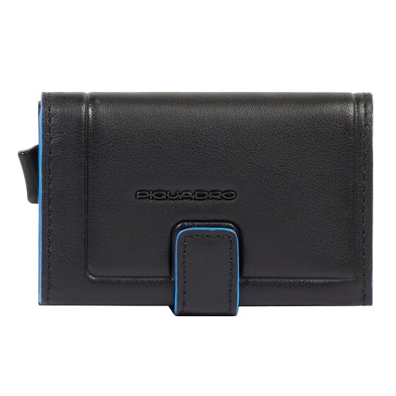 Piquadro Atlas Étui pour cartes de crédit Protection RFID Cuir véritable 10 cm