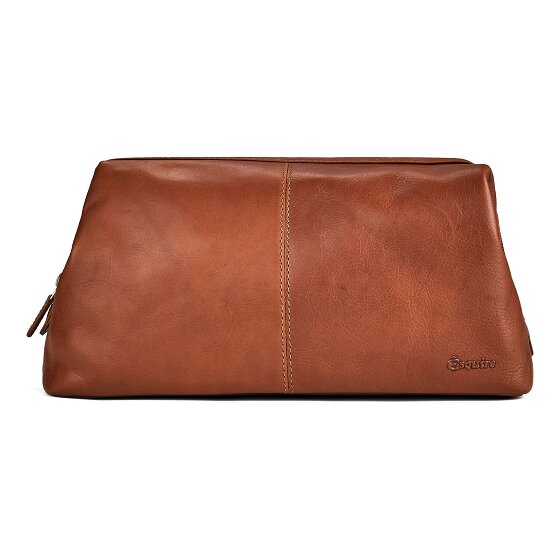 Esquire Dallas Trousse de toilette Cuir véritable 29 cm