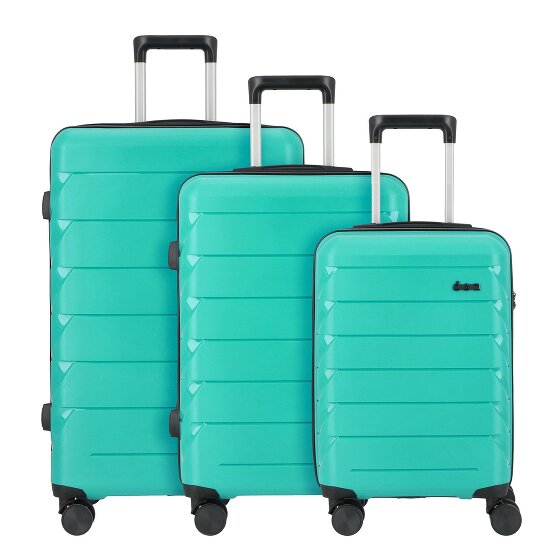 d&n Travel Line 4100 4 roues Set de valises 3 pièces