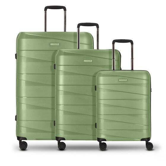 Redolz Essentials 10 3-SET 4 roulettes Set de valises 3 pièces