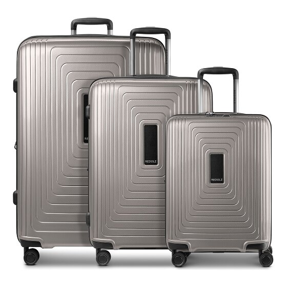 Redolz Essentials 14 4 roues Set de valises 3 pièces avec soufflet d'extension