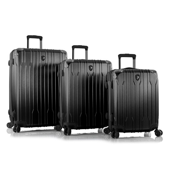 Heys Xtrak 4 roulettes Set de valises 3 pièces avec soufflet d'extension
