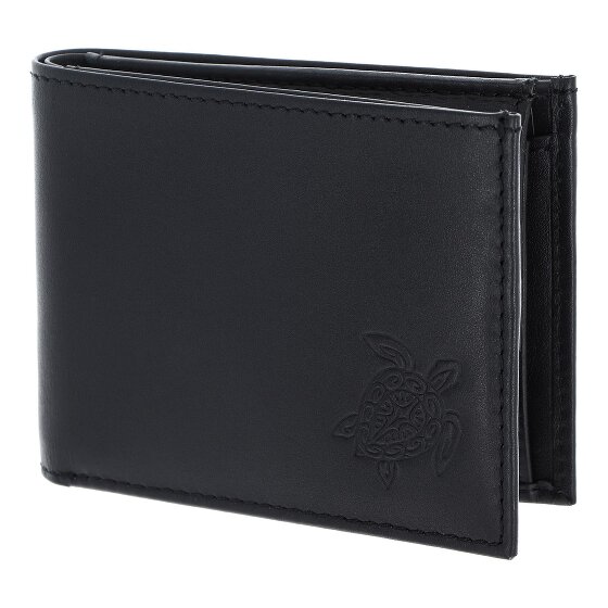 oxmox Leather Porte-monnaie Protection RFID Cuir véritable 11 cm
