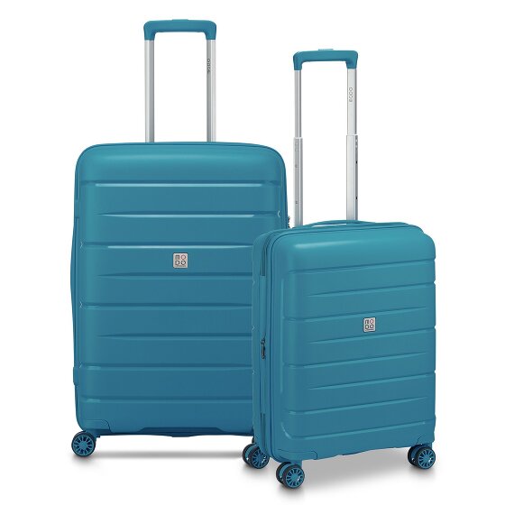 MODO by Roncato Starlight 3.0 4 roulettes Set de valises 2 pièces avec soufflet d'extension