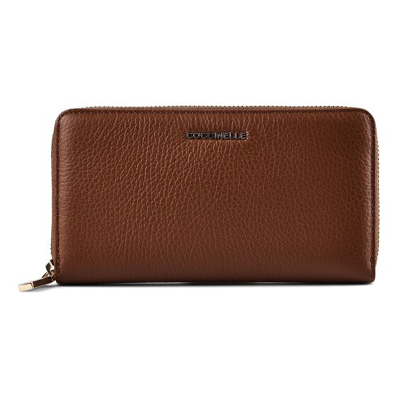 Coccinelle Metallic Soft Porte-monnaie Cuir véritable 10 cm