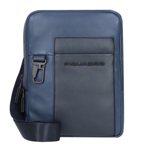 Piquadro Finn Sac à bandoulière Cuir véritable 18 cm