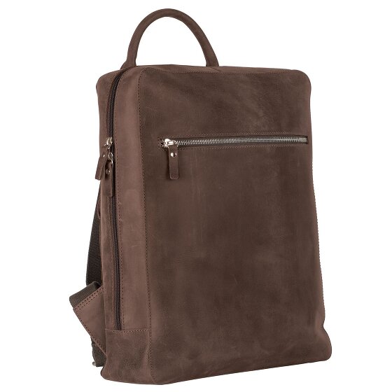 Leonhard Heyden Salisbury Sac à dos en cuir 37 cm pour ordinateur portable