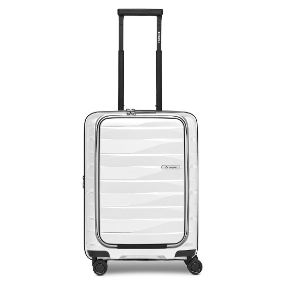 Bergpfeil Travel 4 roulettes Trolley de cabine 55 cm Compartiment pour ordinateur portable avec soufflet d'extension