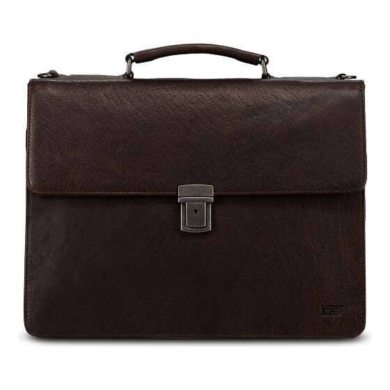 Jost Glasgow Attaché-case Protection RFID Cuir véritable 40 cm Compartiment ordinateur