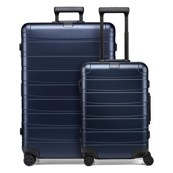 Redolz Set de valises à 4 roues en Aluminium Pro S+L