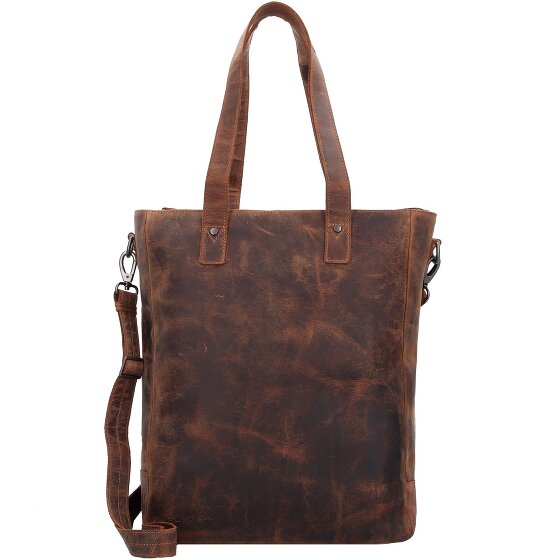 Plevier Retro Jackson Sac de shopper Cuir véritable 31 cm Compartiment ordinateur