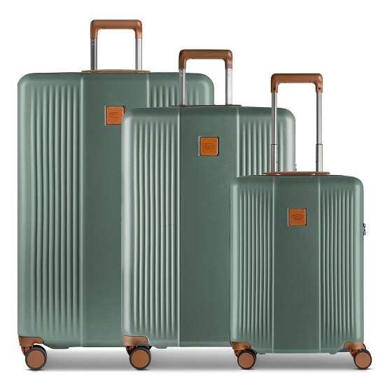 Bric's Ferrara 4 roues Set de valises 3 pièces avec soufflet d'extension