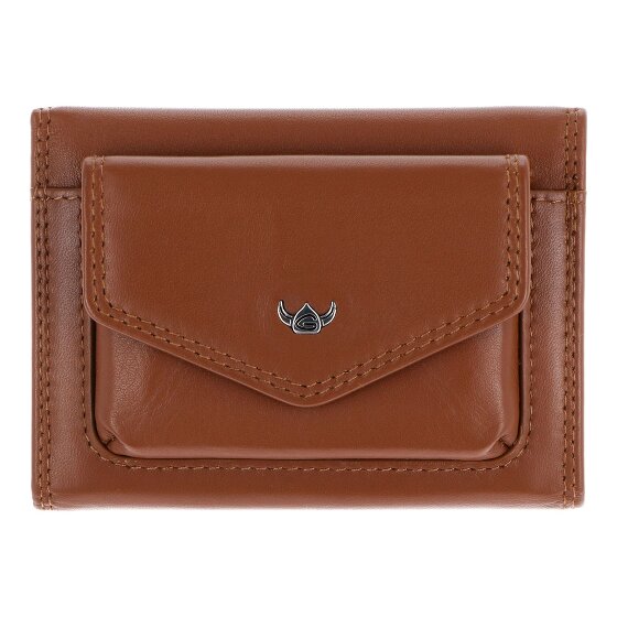 Golden Head Polo Porte-monnaie Protection RFID Cuir véritable 10 cm