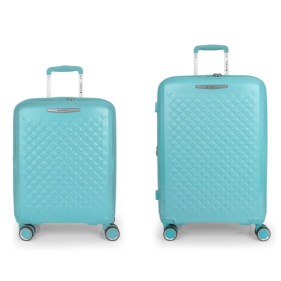 Gabol Queens 4 roues Set de valises 2 pièces avec soufflet d'extension