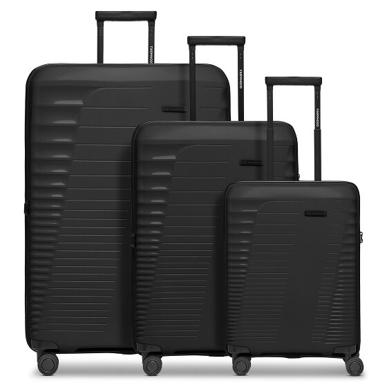 Farmhood Eco Edition 4 roulettes Set de valises 3 pièces avec soufflet d'extension