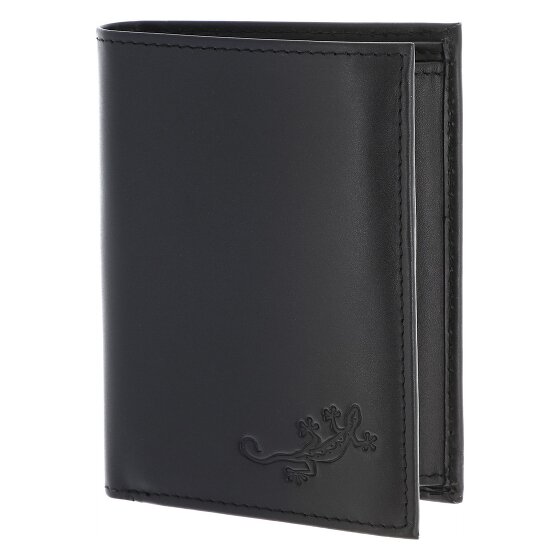 oxmox Leather Porte-monnaie Protection RFID Cuir véritable 13 cm